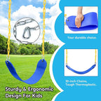 TURFEE 2 Pack Swing for Outdoor Swing Set, Swing Seat Replacement Kit - Image 3