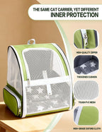 Green Cat Backpack Carrier - Image 5