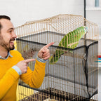 2 Pack Bird Cage Seed Catcher Guard, Bird Cage Cover, Heavy Duty Adjustable - Image 7