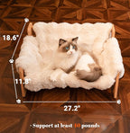 CHEERHOME PETS Elevated Cat Couch Bed - Image 5