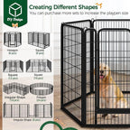 Yaheetech Dog Playpen Outdoor, 47 inch 6 Panels Dog Pen Indoor Heavy Duty Puppy - Image 5