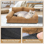 Cat Beds for Indoor Cats, Cat Couch Bed, Cute Cats Sofas for Pets, Small Dog - Image 6