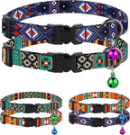 Cat Collar Breakaway 2PCS Adjustable Pattern Tribal Aztec Southwest Safety Pet by Unknown