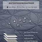 Waterproof Dog Blanket, 30x30 inches Small Pet Couch Covers - Image 2
