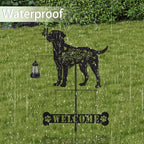Labrador Metal Garden Stakes Yard Decor - Image 4