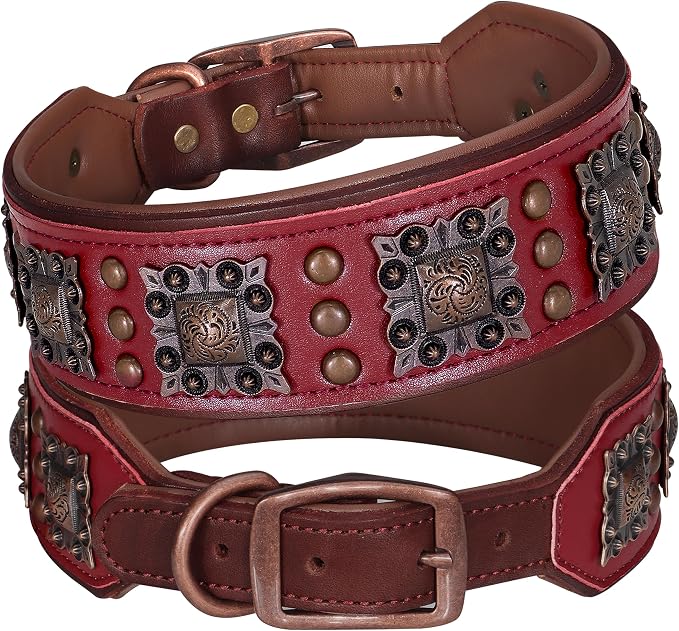 PET ARTIST Genuine Leather Dog Collar by PETARTIST