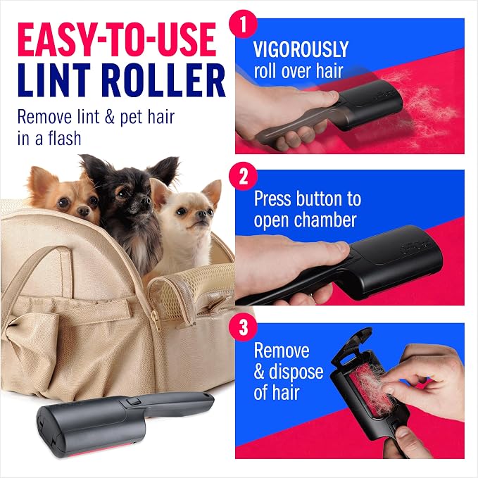 ChomChom Roller Pet Hair Remover – Reusable Lint Roller Pet Hair Removal Tool - Image 3
