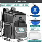 PetAmi Dog Backpack Carrier, Airline Approved Cat Backpacks - Image 6