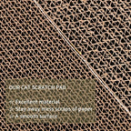 5 Packs cat Scratcher Toys Reversible Scratching Post Board - Image 5