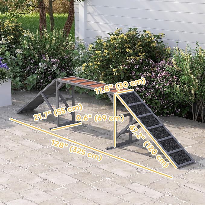 PawHut Wooden Dog Agility Equipment - Image 7