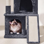 Yaheetech Cat Tree for Indoor Pets, 36in Tower Condo w/Extra Large Perch - Image 7