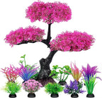 Ameliade Aquarium Artificial Plastic Plants Decoration by Ameliade