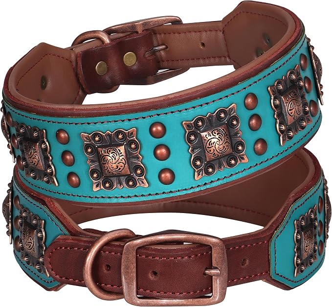 PET ARTIST Genuine Leather Dog Collar by PETARTIST