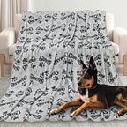 Dog Blankets for Large Dogs Upgraded, Dog Cat Flannel Blankets Washable - Image 3