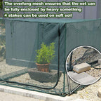 Square 4'x4' Netting Cover 3.3FT Tall Crop Cage Pest Guard Cover - Image 4