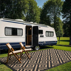 GENIMO Outdoor Rug for Patio Clearance, Reversible Plastic Straw Rugs for RV - Image 3