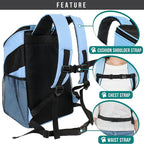 PetAmi Small Dogs and Cat Backpack Carrier, Airline Approved Pet Backpack - Image 5