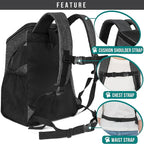 PetAmi Small Dogs and Cat Backpack Carrier, Airline Approved Pet Backpack - Image 5