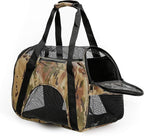 Pawer Soft-Sided Pet Carrier for Cat and Small Dog, Desert Camouflage Pattern - Image 3