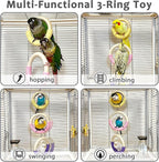 3-Ring Bird Swing Toy, Wrapped - Image 2