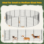 Yaheetech Expandable Dog Playpen, 16 Panel 32 inch Puppy Playpen - Image 5