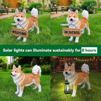 Akita Statue Outdoor Decorations – Dog Statues Outdoor Standing Yellow Akita - Image 5