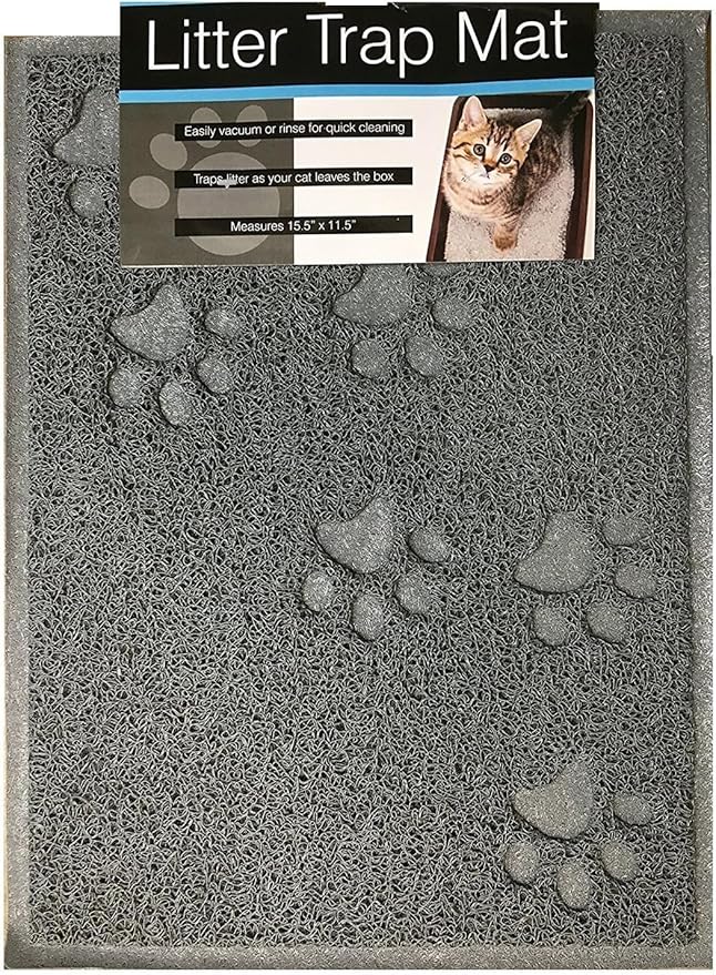 Bulk buys Cat Litter Mat. Traps Litter. Soft Non-Slip Surface. Easy to Clean. by AndalusBrand