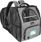 PetAmi Dog Cat Backpack Carrier, Expandable Pet Carrier Backpack by PetAmi
