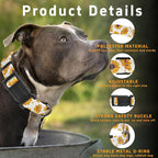Dog Collar, Floral Boys Girls Puppy Collar - Image 2