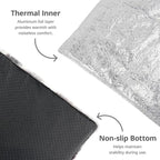 Self Warming Cat Bed, Non-Slip Heated Dog Mat Thermal Blanket - Image 3