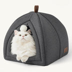 Bedsure Cat Beds for Indoor Cats - 2 in 1 Cat Cave House Tent for Kittens and by BEDSURE