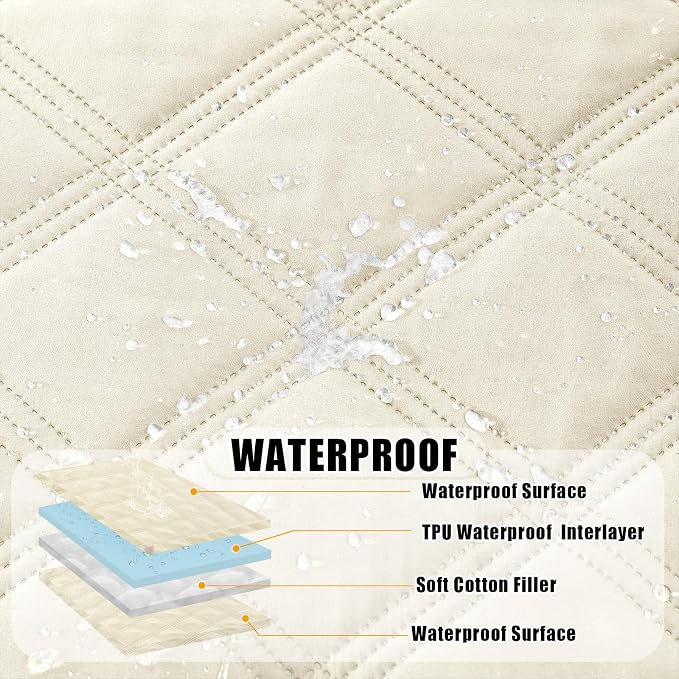 Smiry Waterproof Dog Bed Cover Blanket 68x82, Soft Reversible Pet Blanket - Image 2