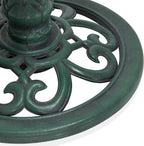 Alpine Corporation TEC116 Outdoor Aged Green Pedestal Birdbath - Image 11