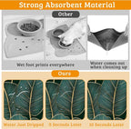 Tropical Palm Feeding Mat, Non-Slip Rubber Backing Mat, Cat Dog Accessories - Image 3
