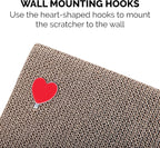 Furhaven 2-Pack Scratching Boards w/ Catnip & Wall-Mounting Hooks - Image 4