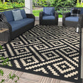 GENIMO 5x8 Outdoor Rug Waterproof, Reversible Mats, Area Rug, Plastic Outside by GENIMO