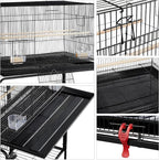 Yaheetech 47-inch Rolling Breeding Flight Bird Cages - Image 5