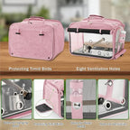 Suertree Bird Carrier Airline Approved, Bird Travel Cage - Image 5