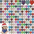 Aliceset 180 Pcs Christmas Dog Bandanas Bulk Christmas Bandanas by Aliceset