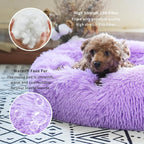 Calming Donut Dogs Beds for Small Dogs Washable, 19inch Fluffy Round Puppy Bed - Image 5