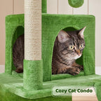 Yaheetech 36in Cat Tree for Indoor Cats, Cat Tower Cat Condo w/Extra Large Perch - Image 5