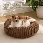 Bedsure ComfyFleece™ Donut Small Dog Bed - Image 4