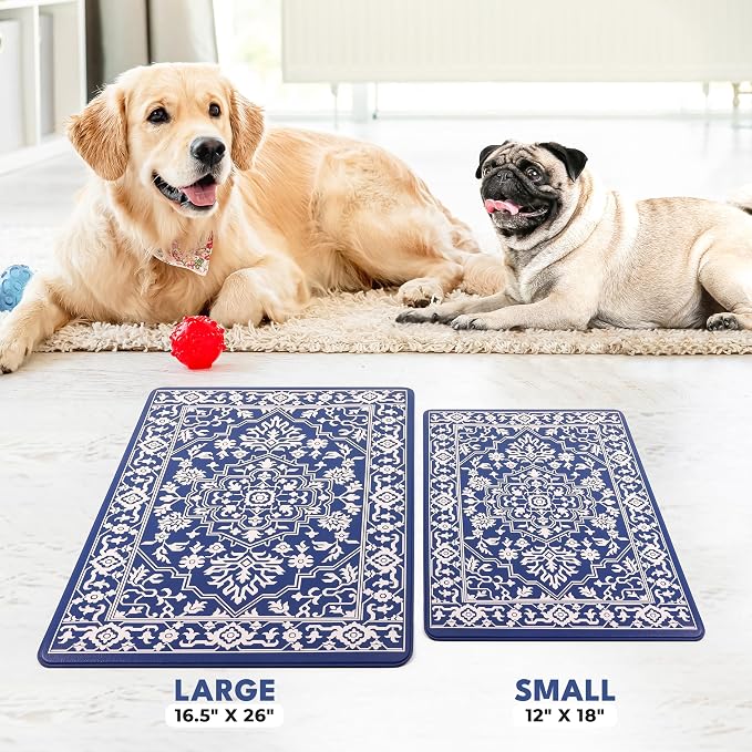 NALALAS Large Dog Mat for Food and Water, Cat Feeding Mat | Large Waterproof - Image 5