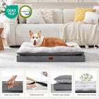 2-Pack Waterproof Dog Bed Medium Size Dogs, Plush Cushion & Orthopedic - Image 6