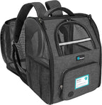 PetAmi Dog Cat Backpack Carrier, Expandable Pet Carrier Backpack by PetAmi