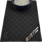 GORILLA GRIP Cat Litter Box Mat, Water Resistant, US Designed Kitty Litter by GorillaGrip
