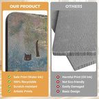 2 Pack Art Cat Scratcher, Wall-Mountable Cat Scratch Pad, Wall Cat Scratcher - Image 6