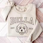 Custom Pet Sweatshirts with Photo and Name, Personalized Dog Sweatshirt - Image 6