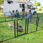 Dog Playpen Outdoor Extra Wide 16 Piece Panels Heavy Duty Dog Fence 40" Height - Image 5