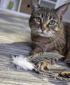 Petlinks HappyNip Zippy Zebra Feather Cat Toy, Contains Silvervine & Catnip - Image 7